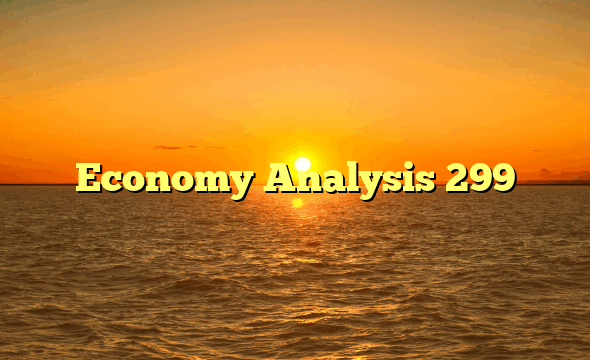 Economy Analysis 299